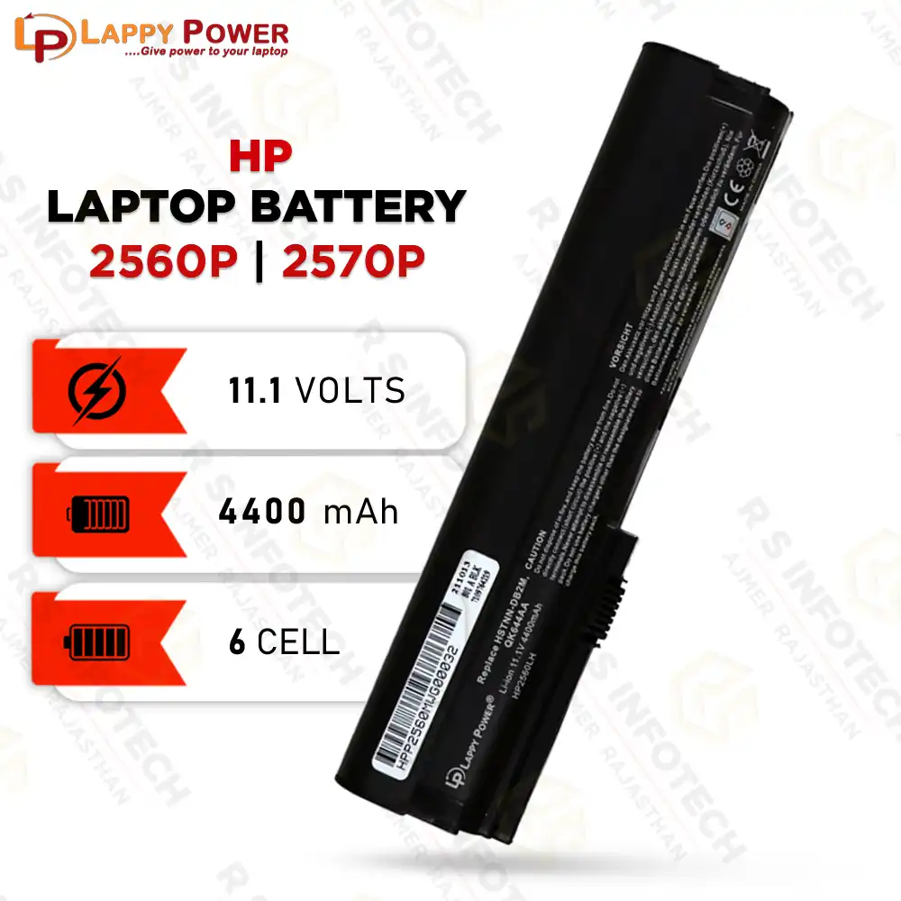 LAPPY POWER SX03-4-3S1P LAPTOP BATTERY FOR HP ELITEBOOK 2560P | 2570P