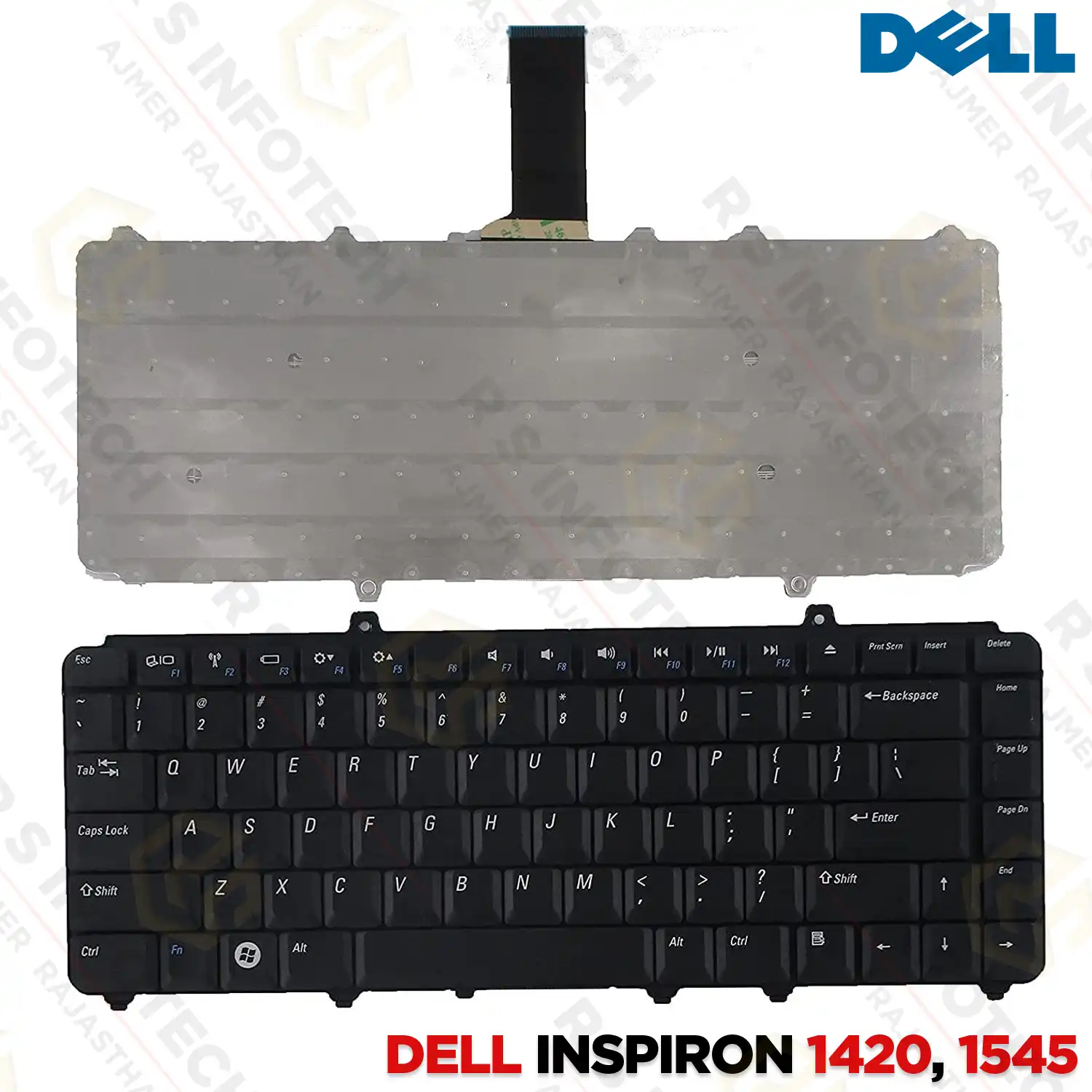 LAPTOP KEYBOARD FOR DELL INSPIRON 1420 / 1520 / 1525 / 1526 / 1540 / 1545 (BLACK)