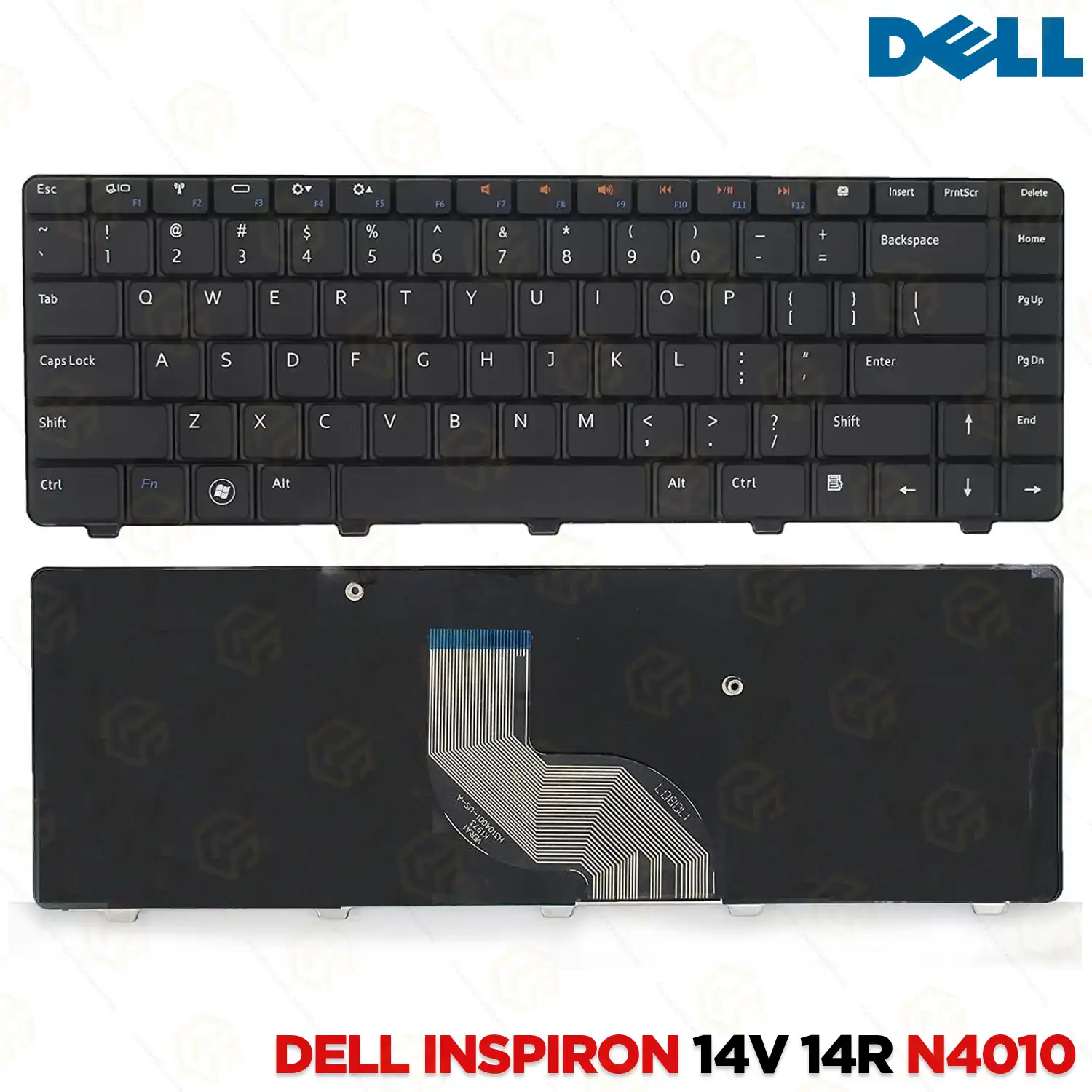 LAPTOP KEYBOARD FOR DELL INSPIRON 14V 14R N4010