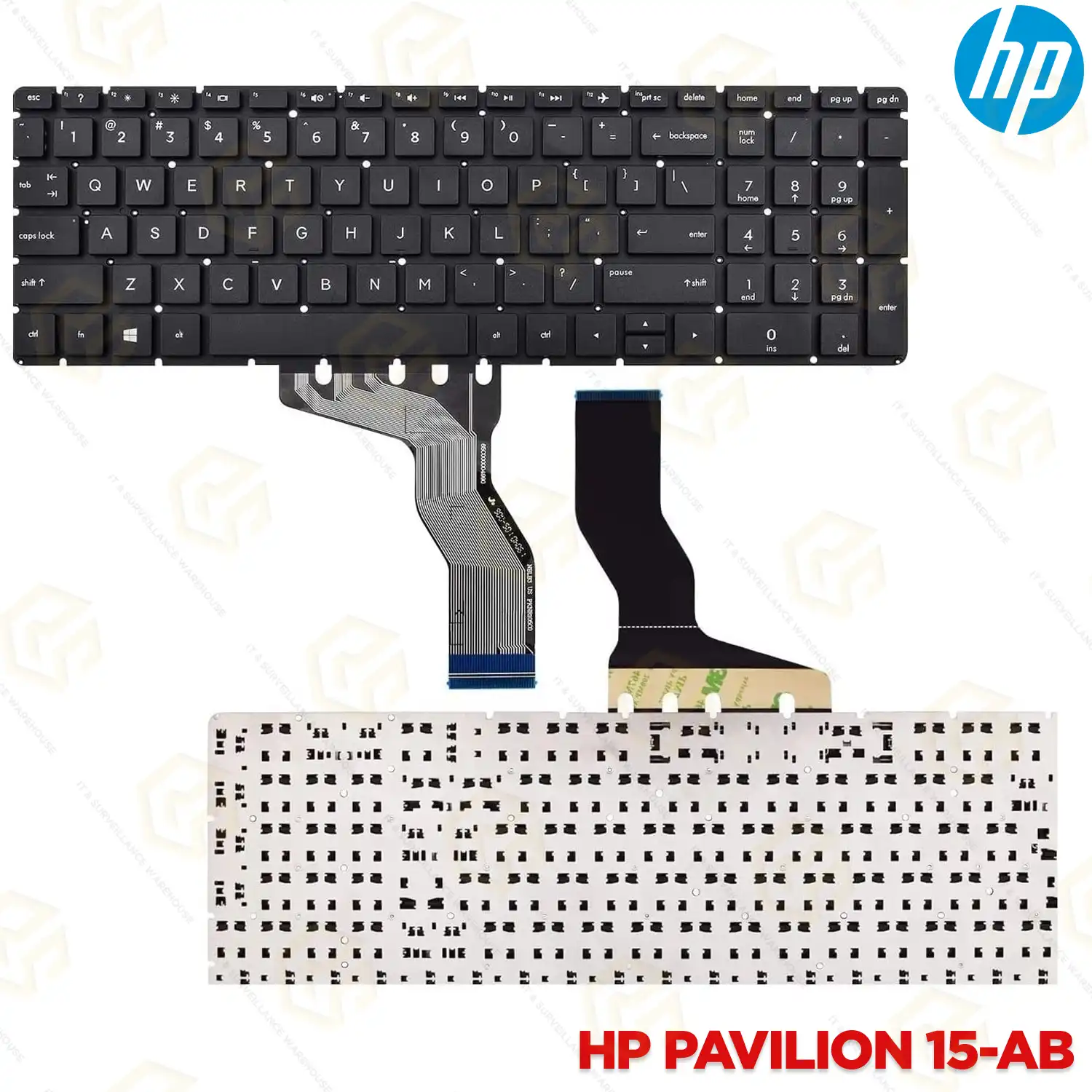 LAPTOP KEYBOARD FOR HP PAVILION 15-AB