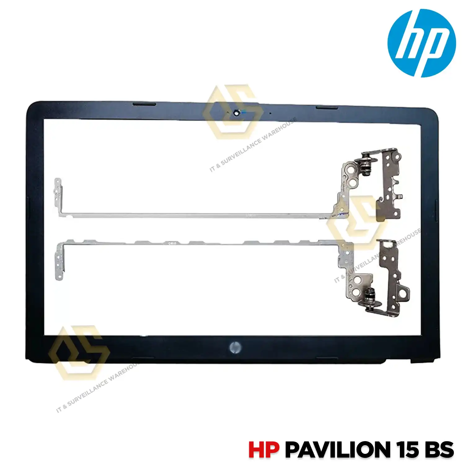 LAPTOP PANEL FOR HP PAVILION 15 BS, 15Q-BU, 250 G6 WITH HINGES (SILVER)