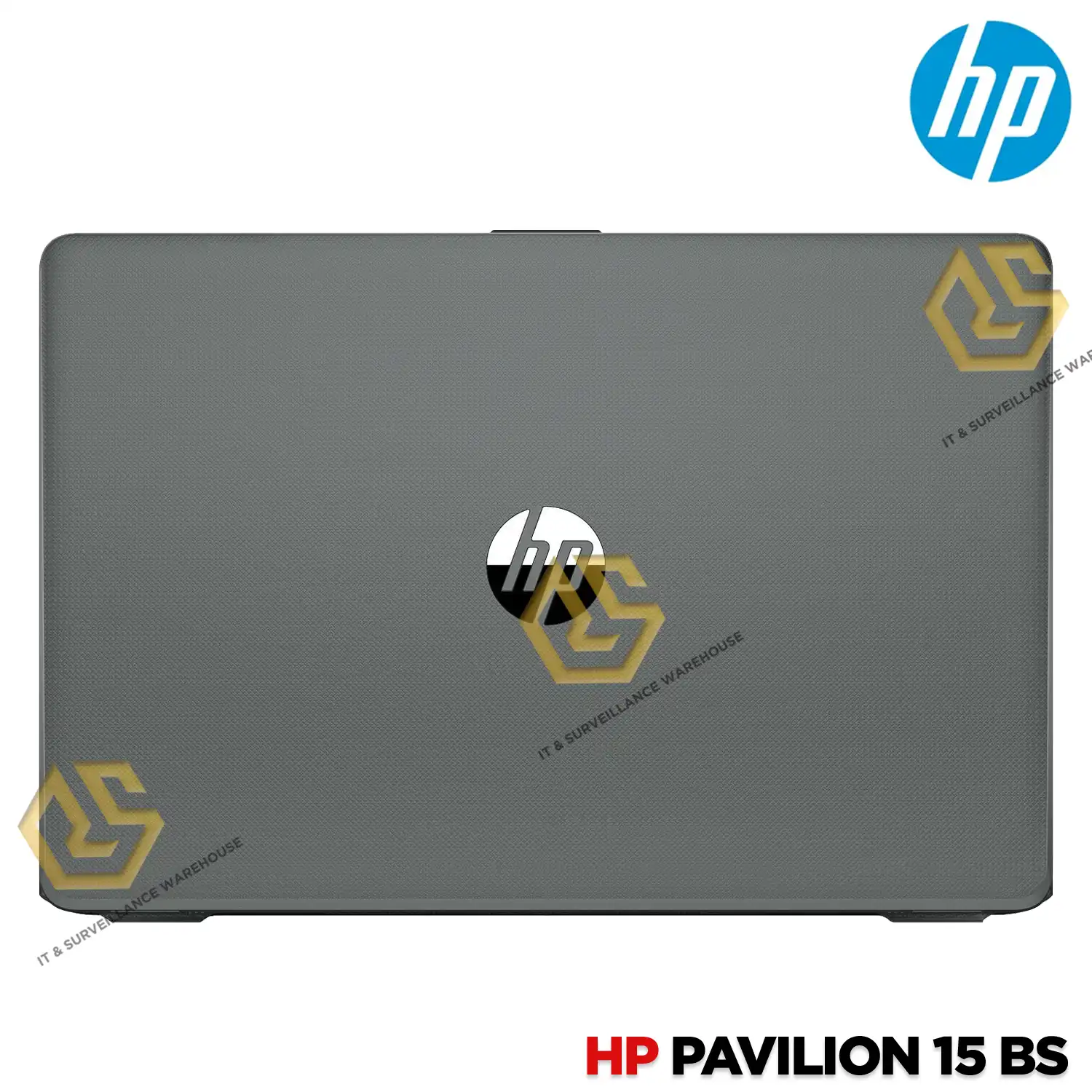 LAPTOP PANEL FOR HP 15 BS/15Q-BU/ 250 G6 WITH HINGES (GRAY)