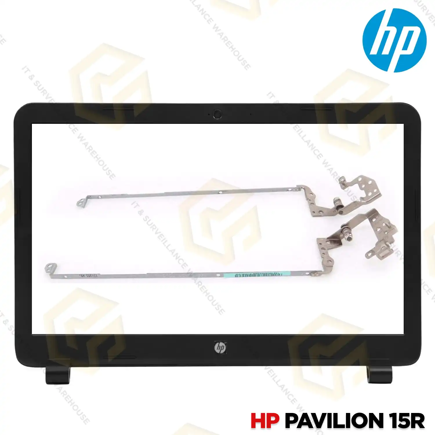 LAPTOP PANEL FOR HP PAVILION 15-DA 15-DB 15-DY 15-DR 15T-DA WITH HINGES (BLACK)