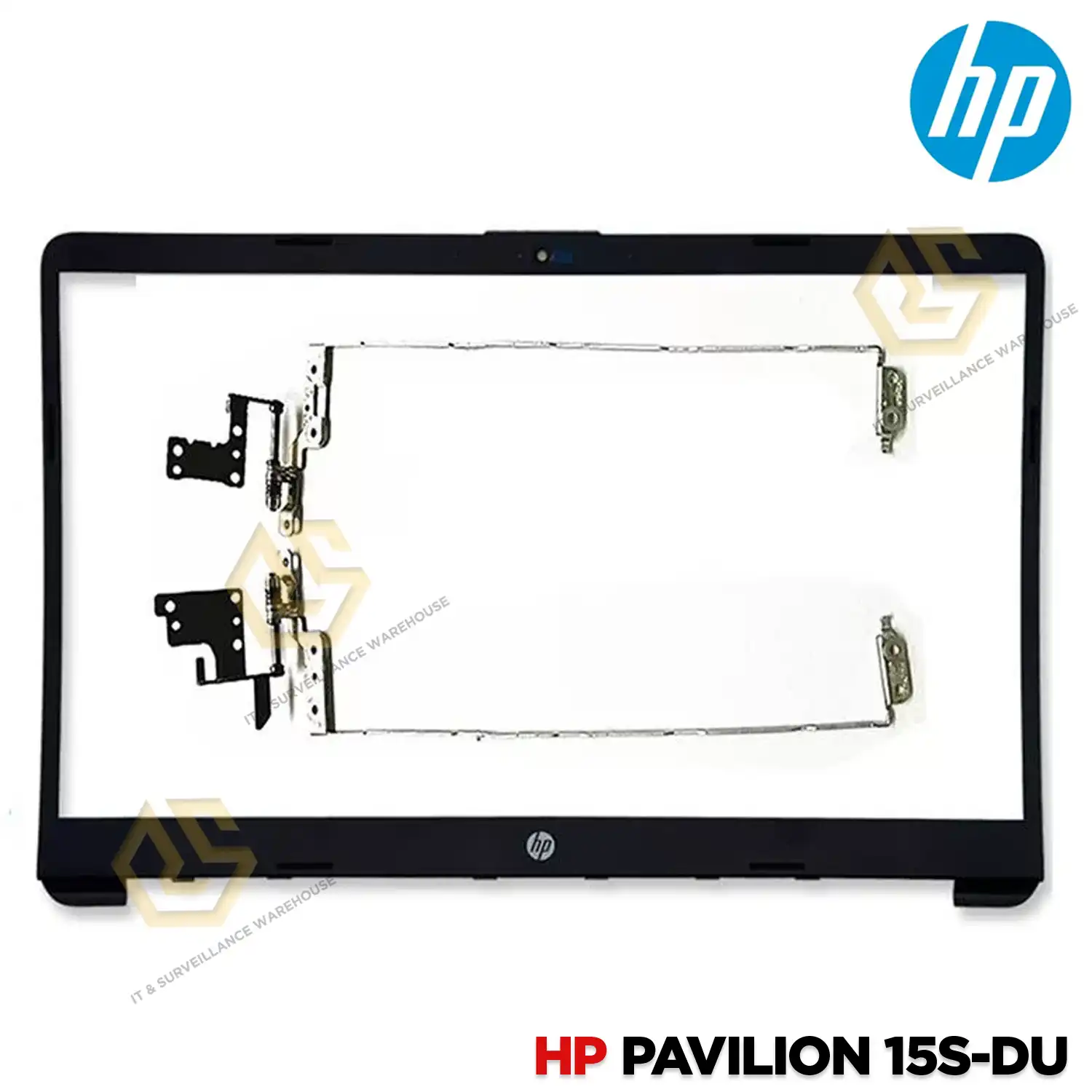 LAPTOP PANEL HP 15S-DU 15S-DR 15S-DY 15-DW WITH HINGES (BLACK)