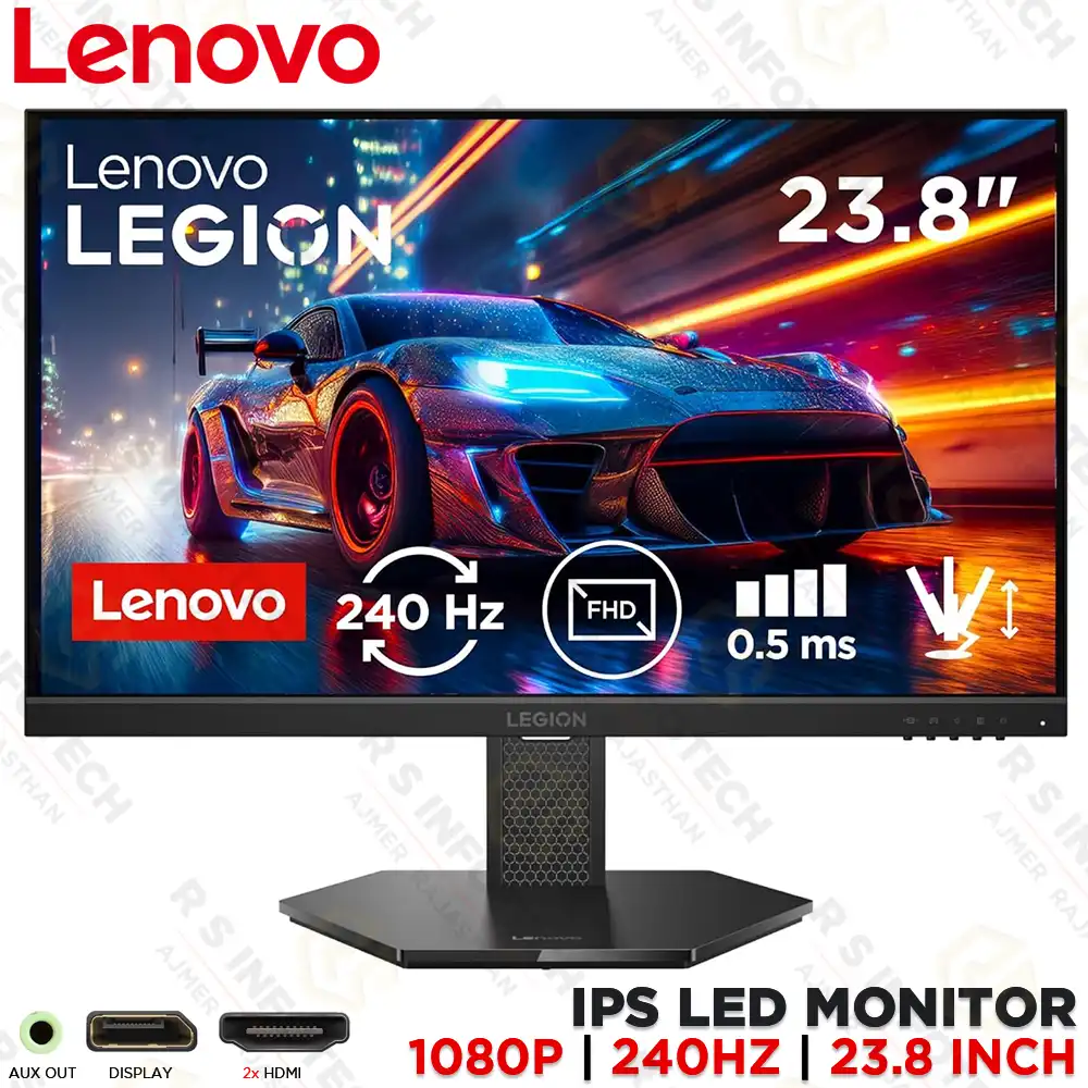 LENOVO LEGION 24-10 23.8" 240HZ FHD GAMING IPS MONITOR