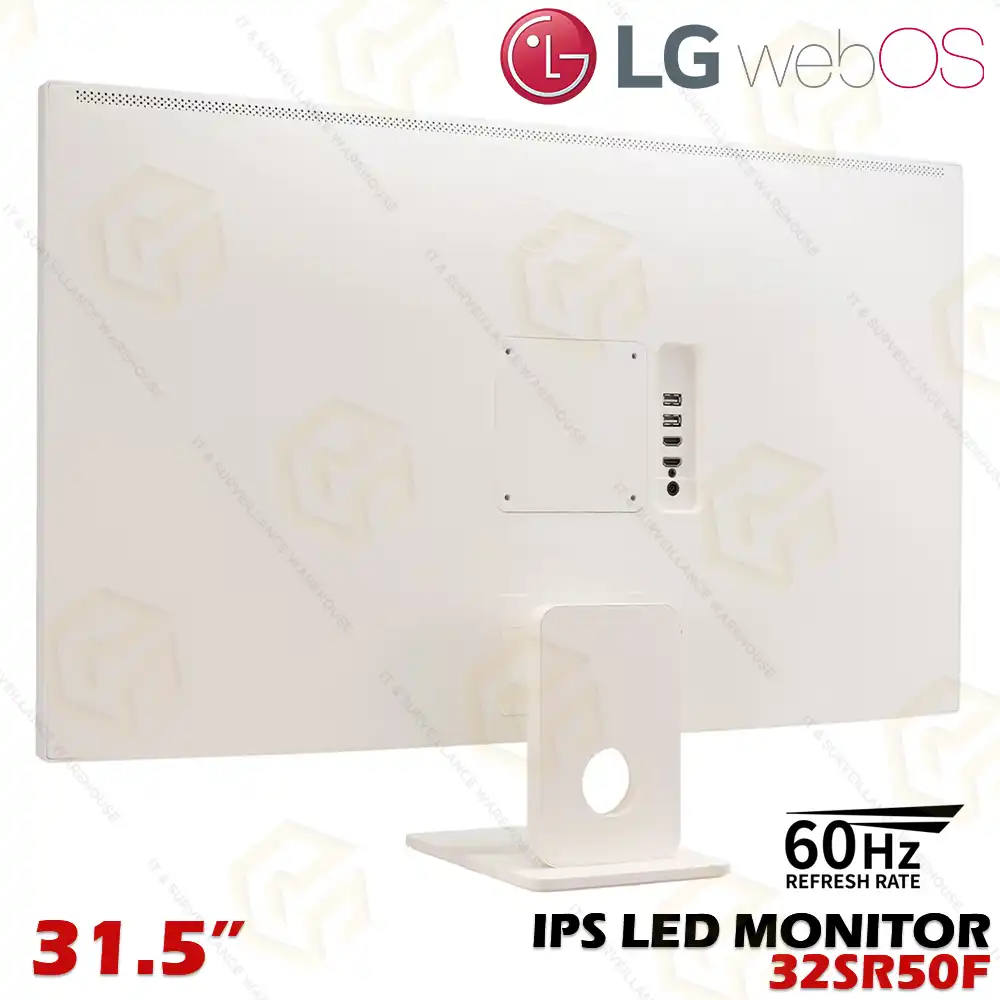 LG 32SR50F 31.5" FULL HD IPS SMART MONITOR WITH WEBOS, HDR10, SPEAKERS (1YEAR)