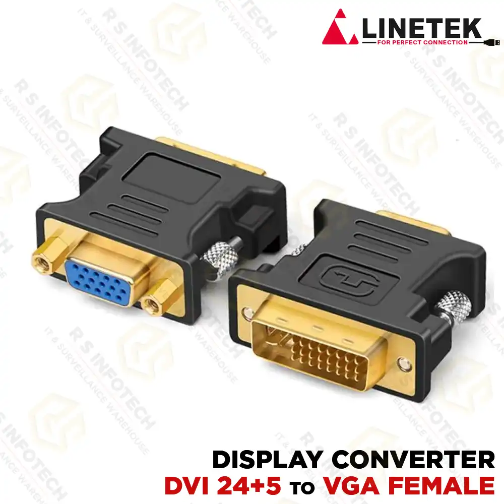 LINETEK DVI 24+5 MALE TO VGA FEMALE