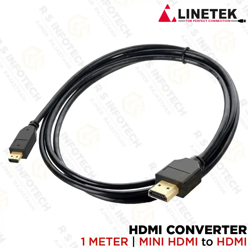 LINETEK MINI HDMI TO HDMI CABLE (1MTR)