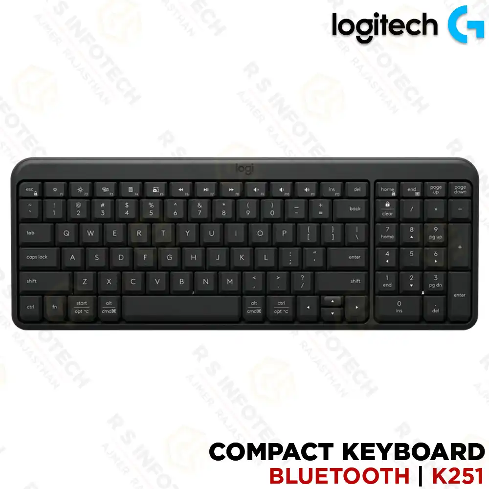 LOGITECH K251 COMPACT BLUETOOTH WIRELESS KEYBOARD (1 YEAR)