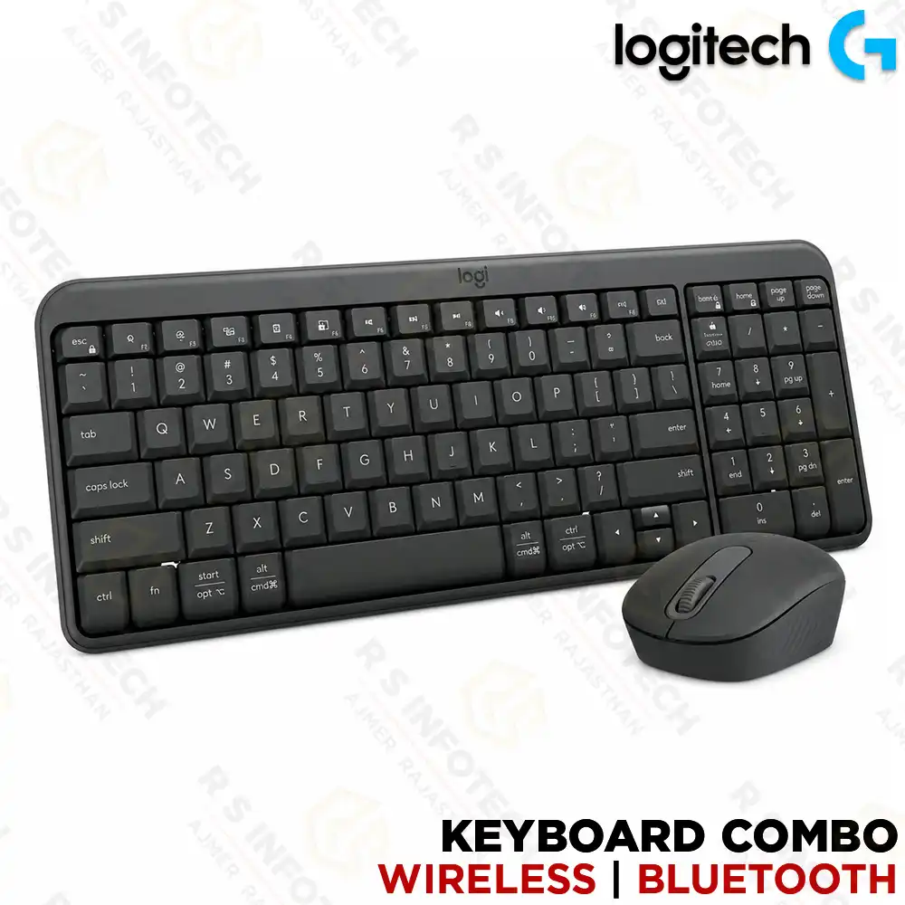 LOGITECH MK251 COMPACT BLUETOOTH WIRELESS KEYBOARD & MOUSE COMBO BLACK