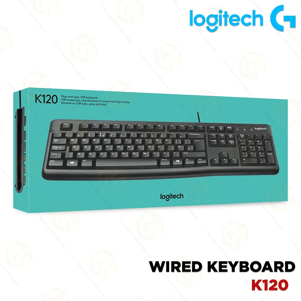 LOGITECH USB KEYBOARD K120 | 3 YEAR