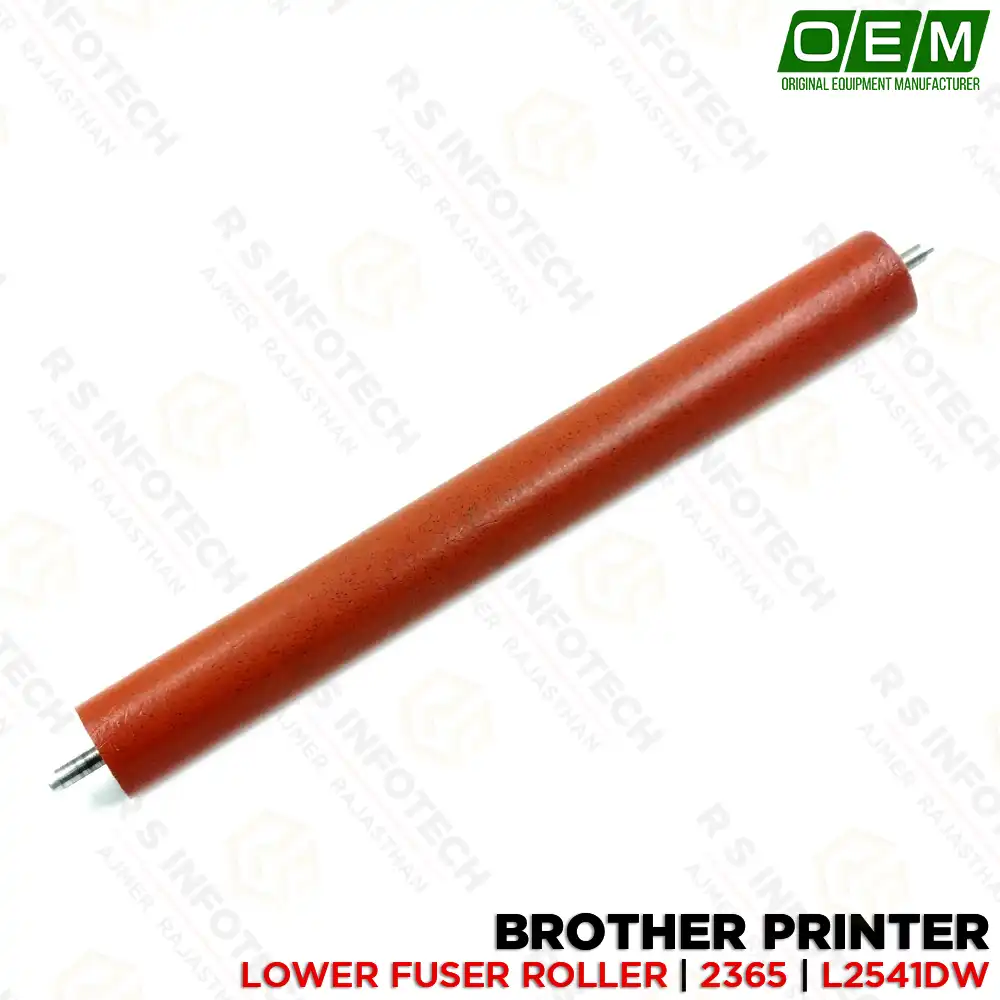 LOWER FUSER PRESSURE ROLLER BROTHER DR660, TN2365, 2321D, L2520 L2541DW