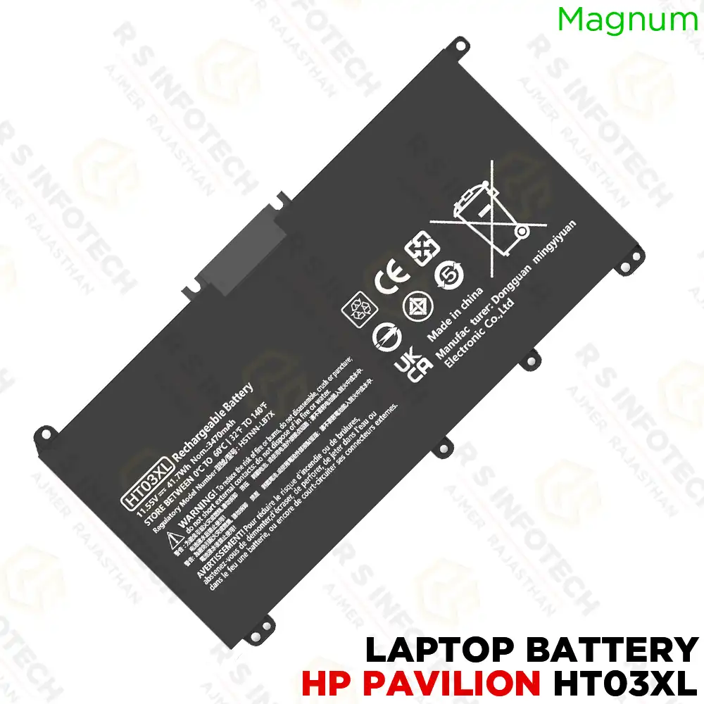 MAGNUM BATTERY HP PAVILION HT03XL 3C
