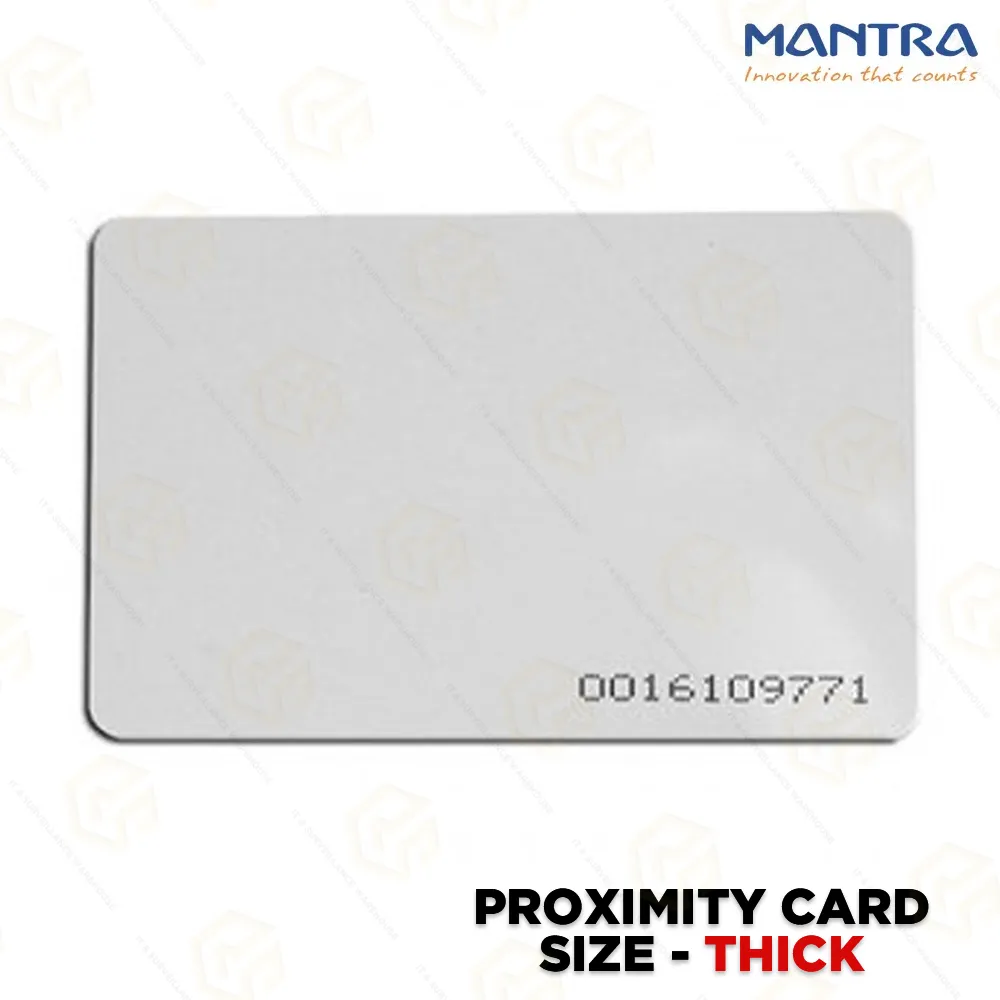 MANTRA PROXIMITY | RFID CARD THICK