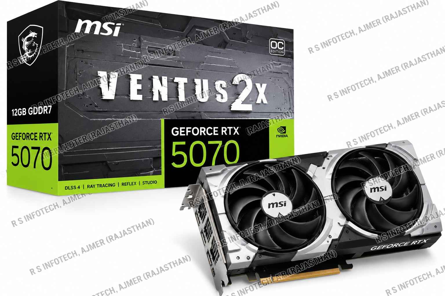 MSI GEFORCE RTX™ 5070 GDDR712GB VENTUS 2X OC GRAPHIC CARD