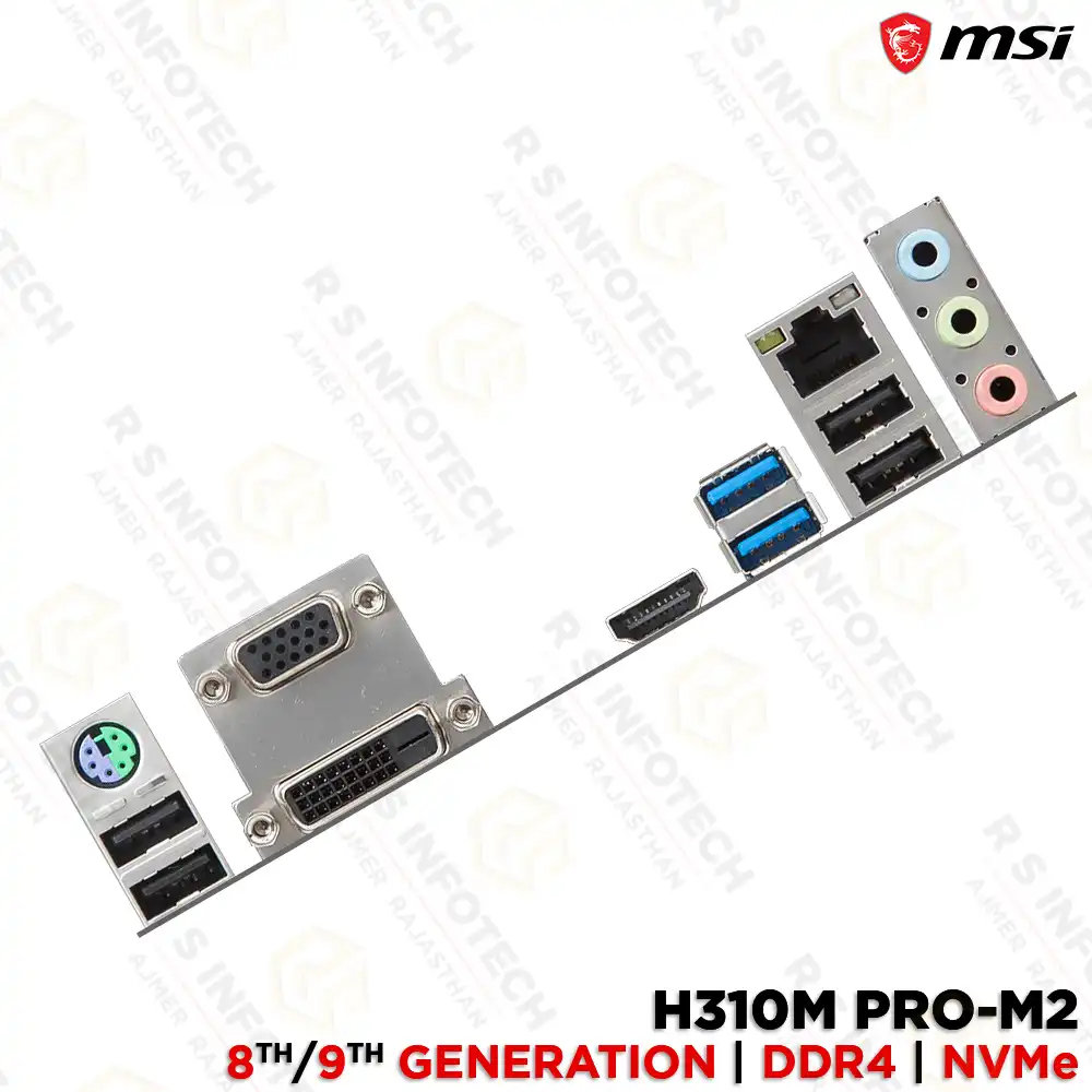 MSI H310M PRO-M2 DDR4 8TH/9TH GEN MOTHERBOARD | LGA1151 | HDMI VGA M.2