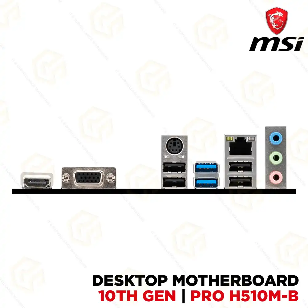 MSI PRO H510M-B II DDR4 MOTHERBOARD 10TH GEN | LGA1200 SOCKET (3YEAR)