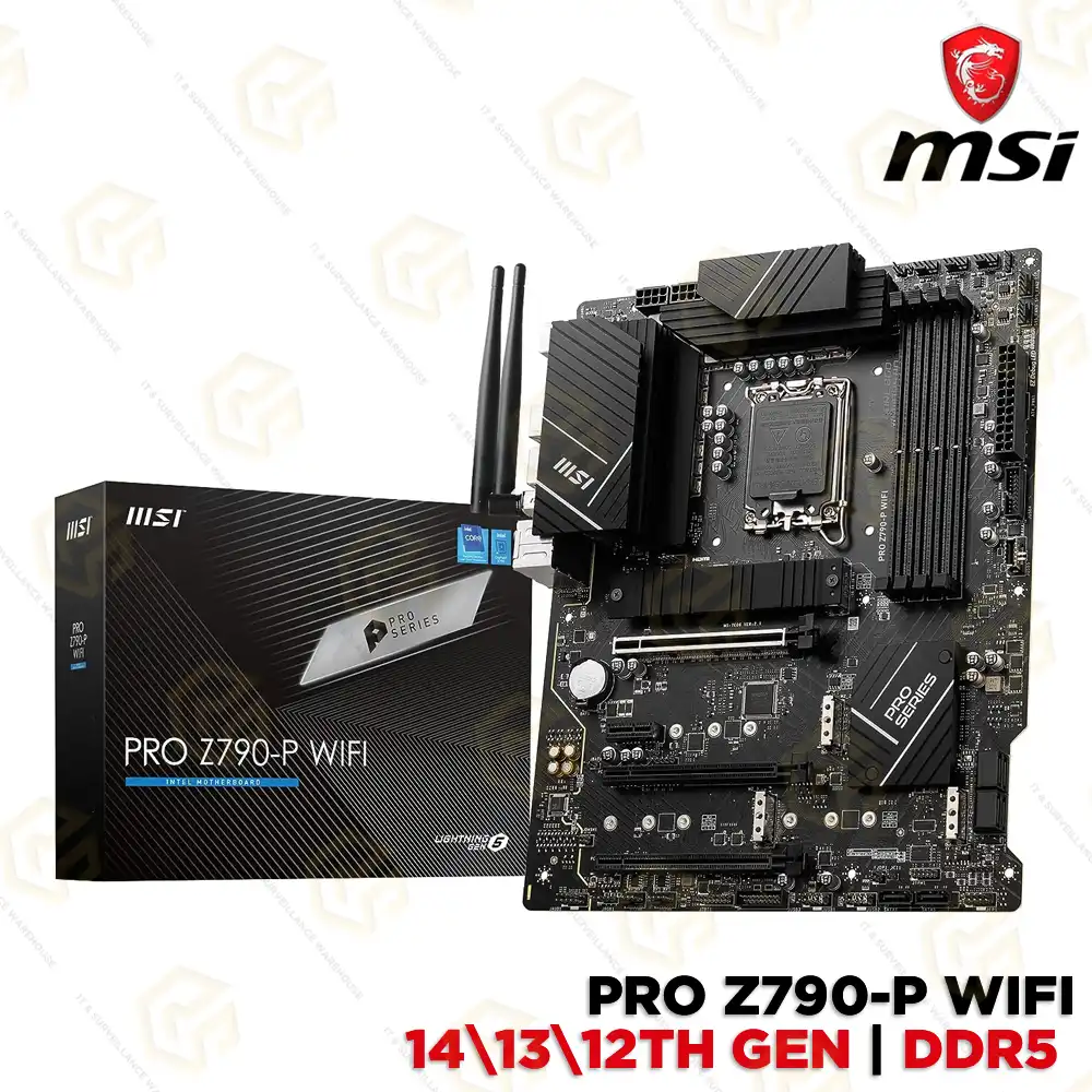 MSI PRO Z790-P WIFI DDR5 MOTHERBOARD 12TH/ 13TH/ 14TH GEN | LGA1700 SOCKET