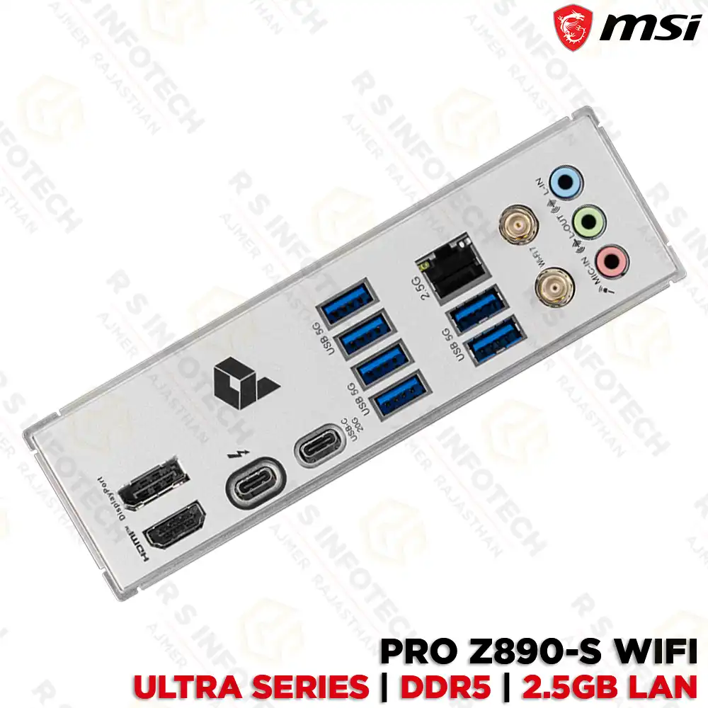 MSI Z890 GAMING PLUS WIFI LGA1851 ATX MOTHERBOARD - ULTRA CPU SUPPORT (3 YEAR)