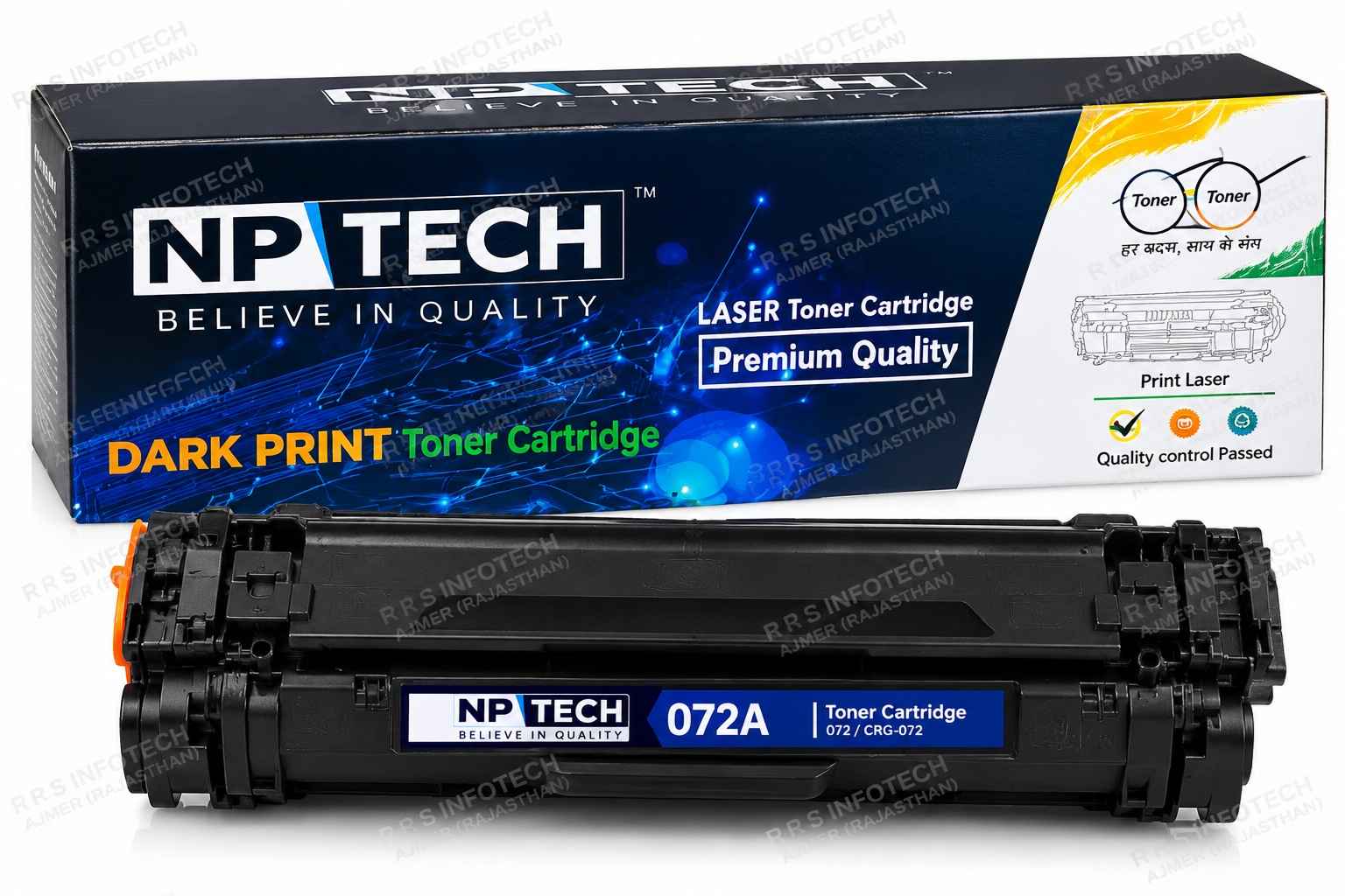 NPTECH 072A TONER CARTRIDGE | 072/CRG-072 | WITH CHIP