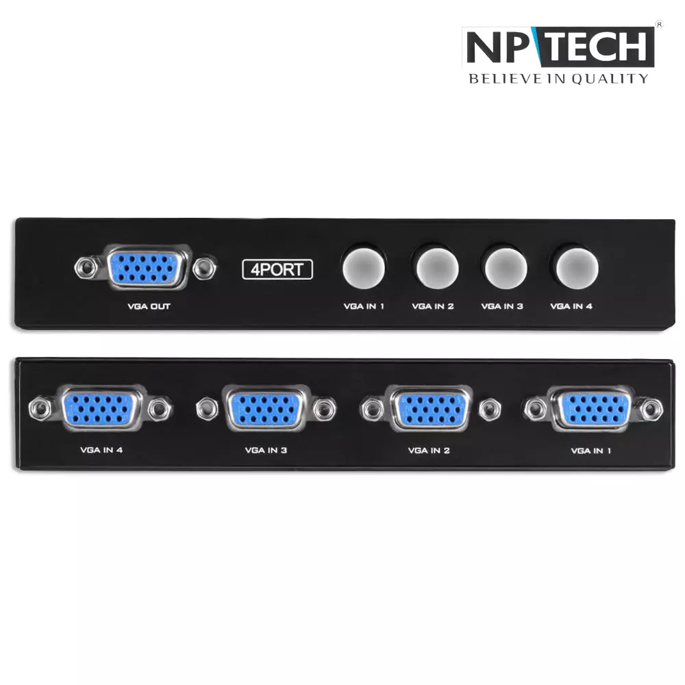 NPTECH 4 PORT VGA SPLITTER