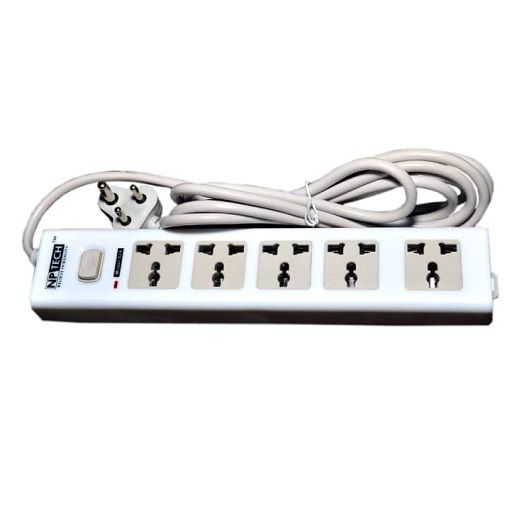 NPTECH 5 SOCKET SPIKE | 3MTR WIRE 024