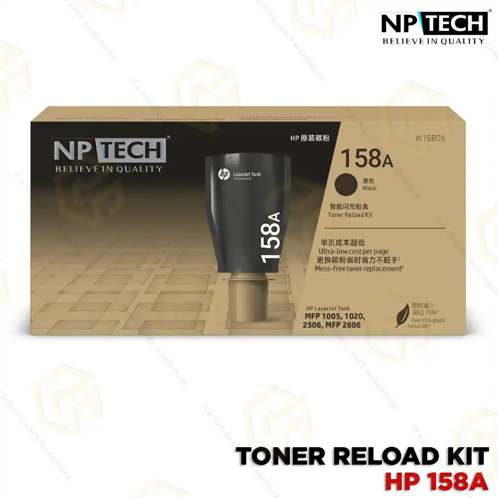 NPTECH TONER CARTRIDGE 158A FOR HP MFP 1005, 1005W, 1020, 2506, MFP 2606