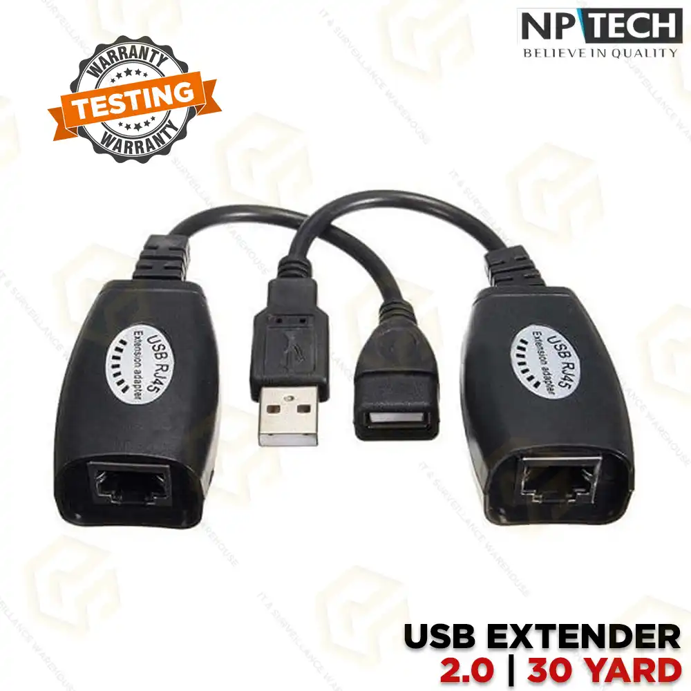 NPTECH USB EXTENDER 30YARD | TESTING WARRANTY