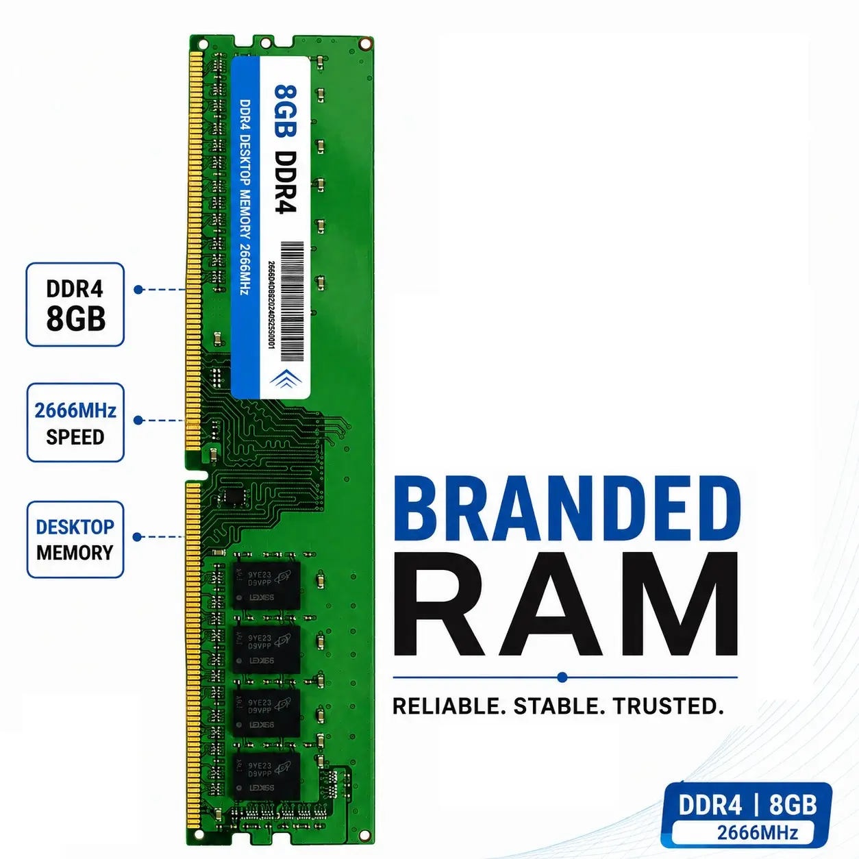 OEM DDR4 8GB 2666MHZ DESKTOP RAM (3YEAR)