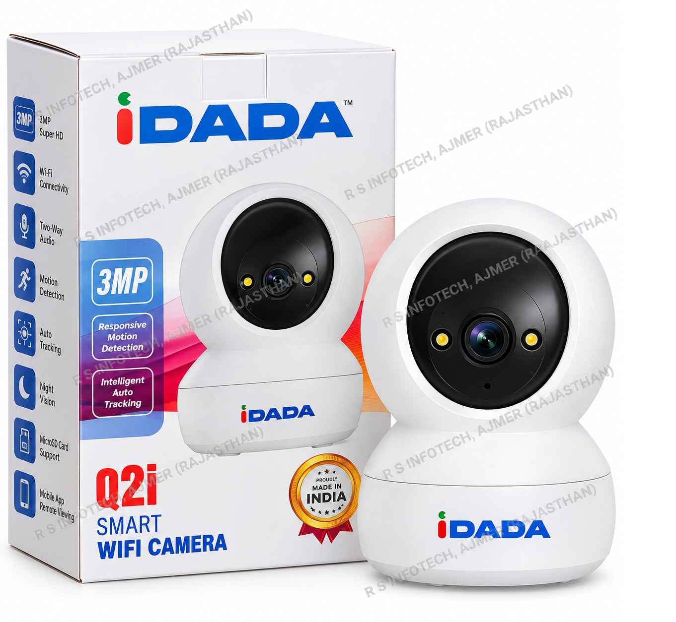 PRAMA IDADA ID-Q2I35S-TD 3MP SMART WI-FI PT CAMERA
