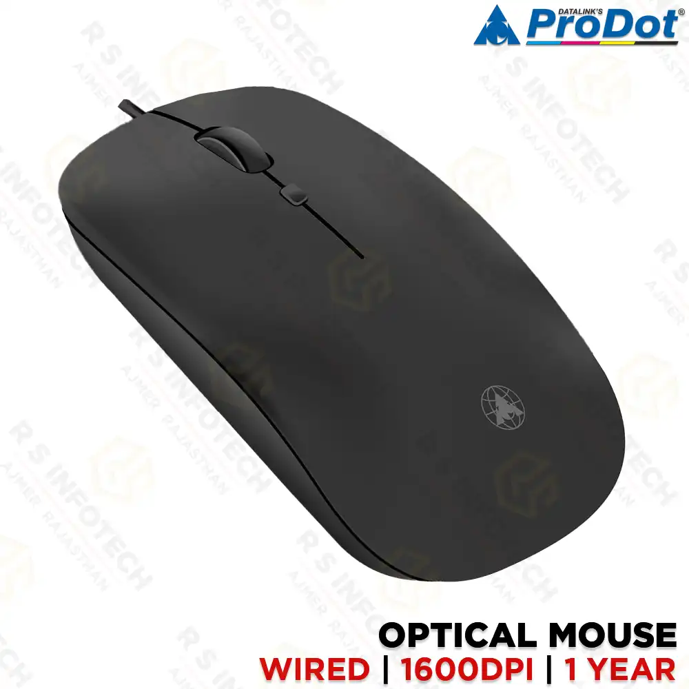 PRODOT PRO QUAD PRE 1600DPI WIRED OPTICAL MOUSE