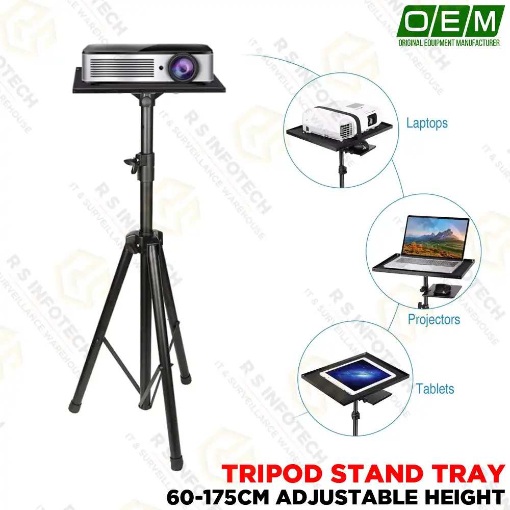 PROJECTOR MULTI PURPOSE TRIPOD STAND (60-175CM ADJUSTABLE HEIGHT)