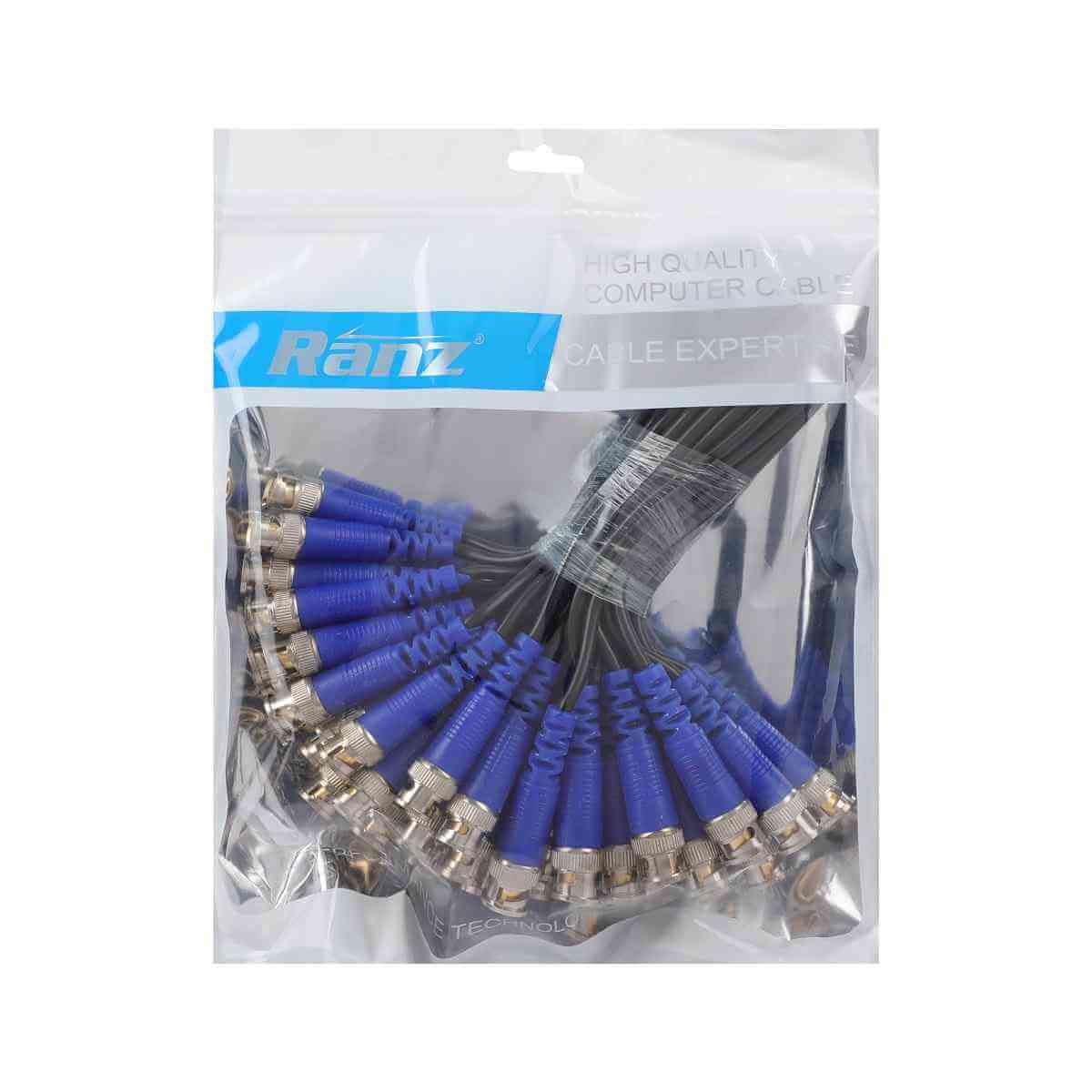 RANZ BNC CONNECTOR WIRE BLUE