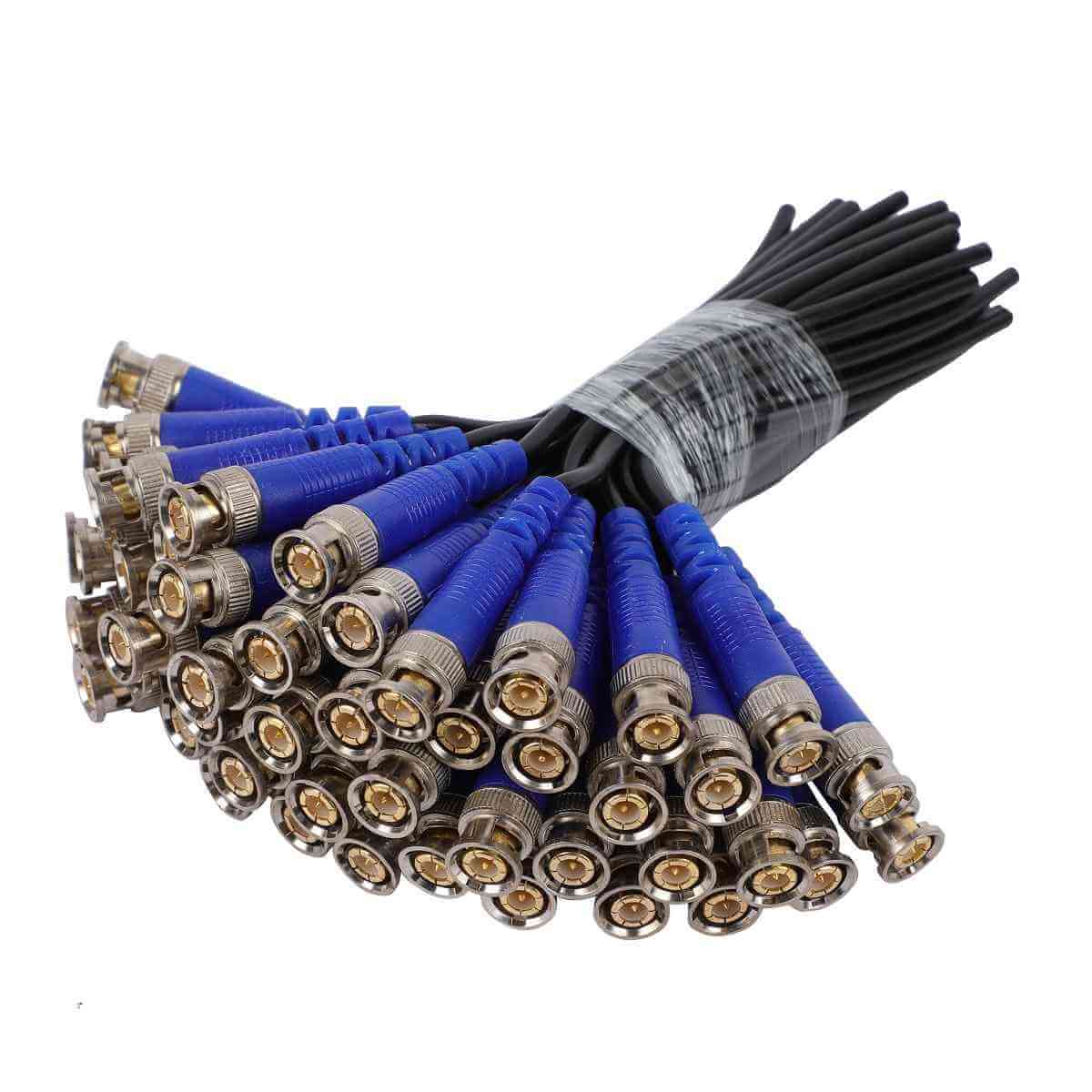 RANZ BNC CONNECTOR WIRE BLUE