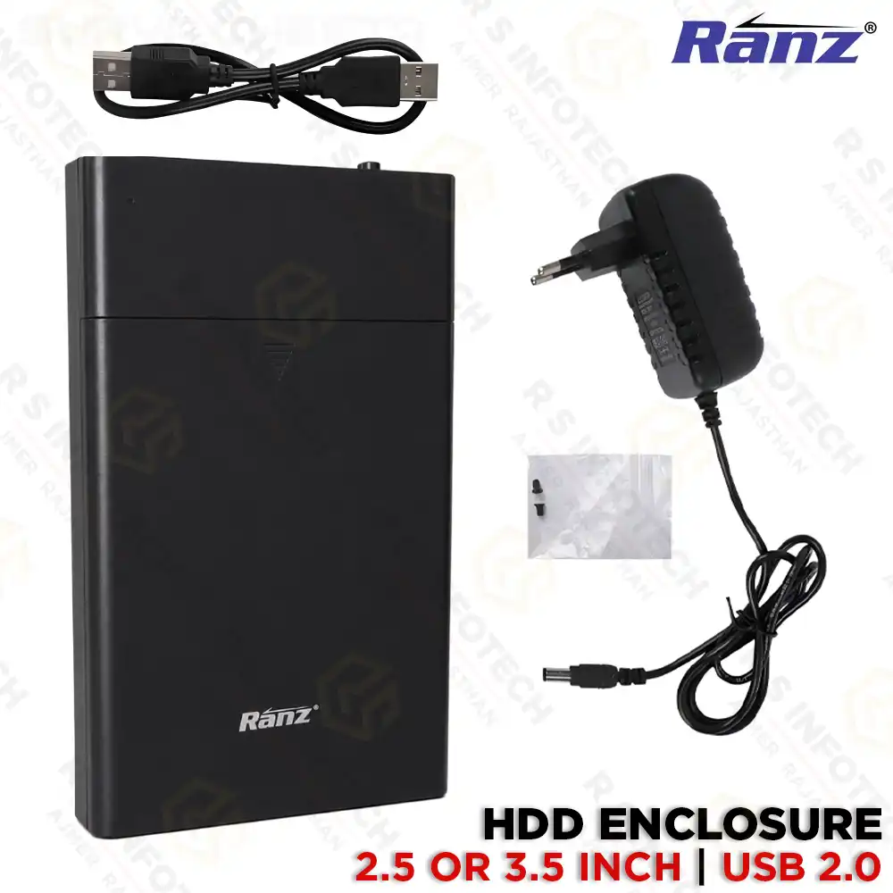 RANZ RZ-SC35U2 SATA 2.5/3.5 INCH USB2.0 ENCLOSURE | TESTING WARRANTY
