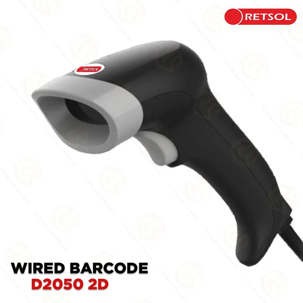 RETSOL D2050 2D BARCODE+QR SCANNER (1YEAR)