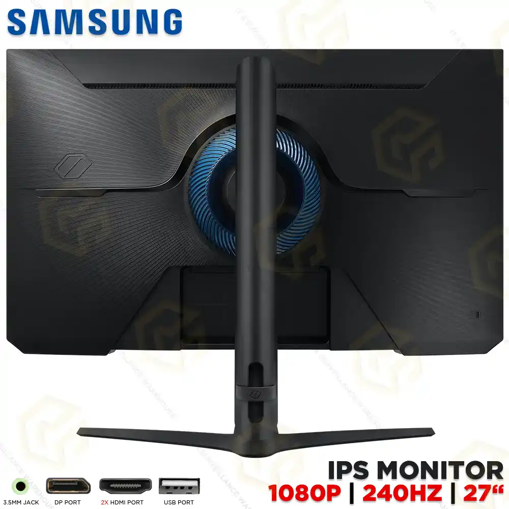SAMSUNG LS27BG402EWXXL ODYSSEY G4 27″ FHD IPS GAMING MONITOR – 240 HZ, 1 MS, FREESYNC/G‑SYNC (3YEAR)