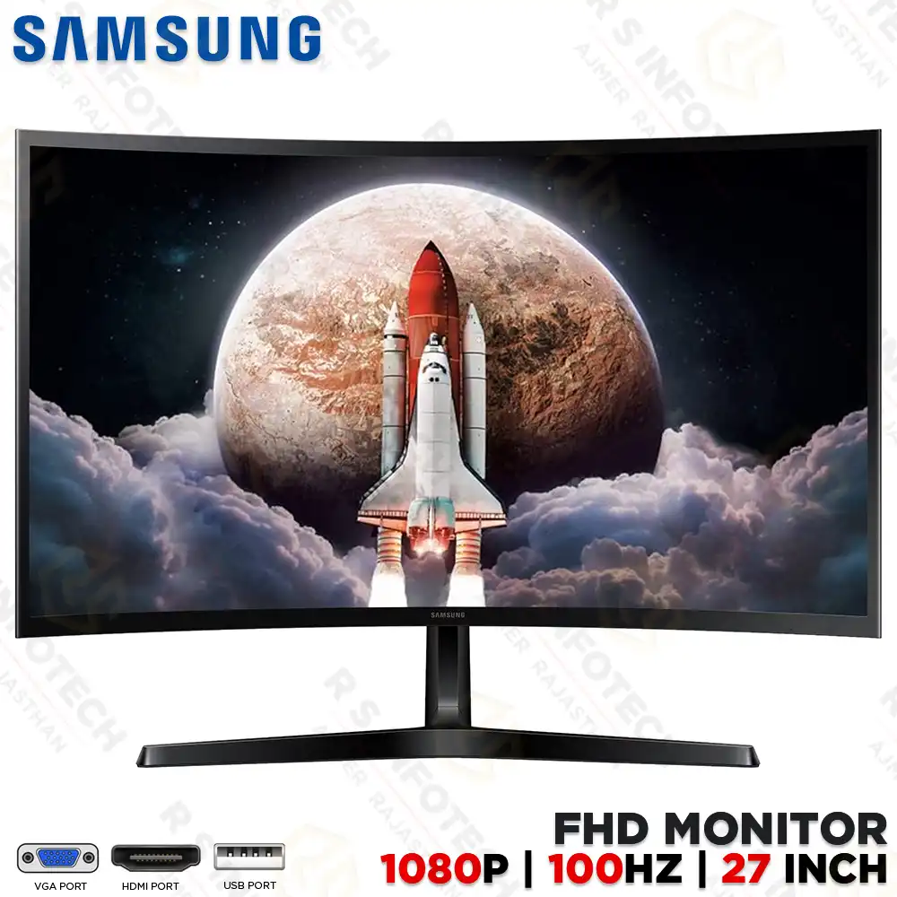 SAMSUNG LS27D368G 27″ FHD 100HZ 1800R CURVED SCREEN LED MONITOR