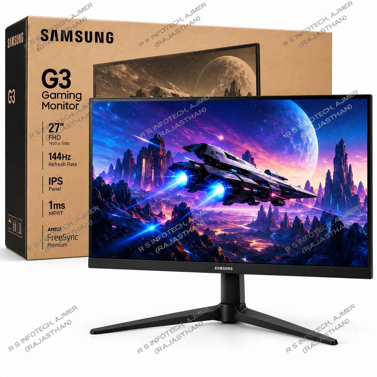 SAMSUNG LS27HG310EW 144HZ 27" FHD IPS GAMING MONITOR