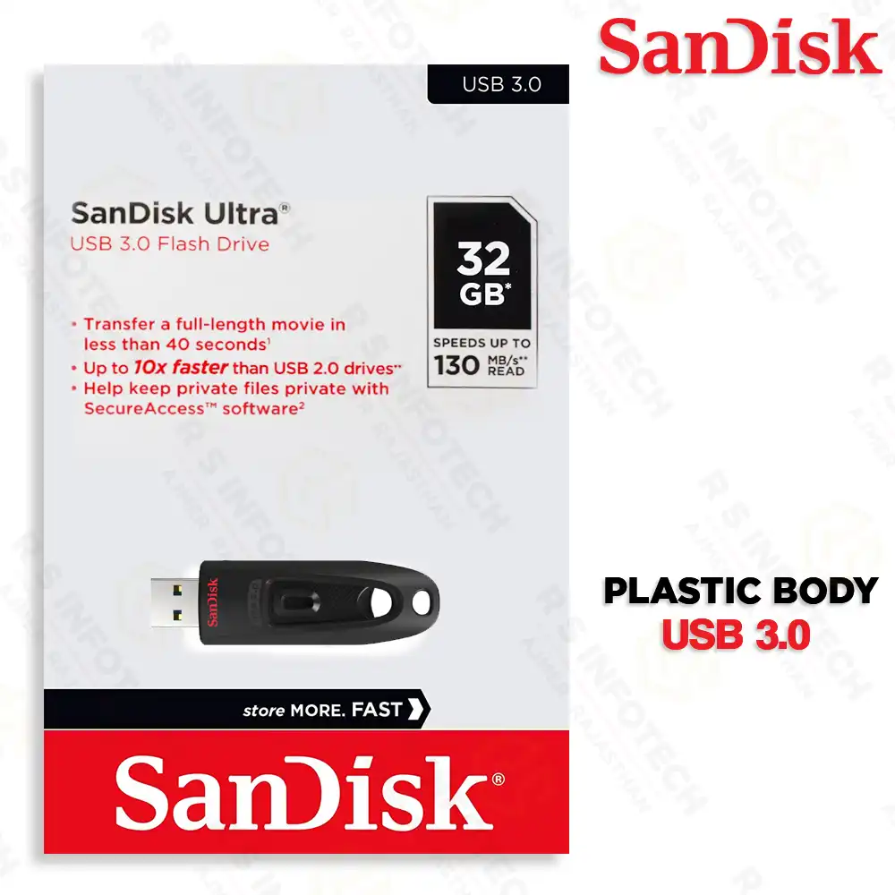 SANDISK ULTRA CZ48 32GB 3.0 PEN DRIVE