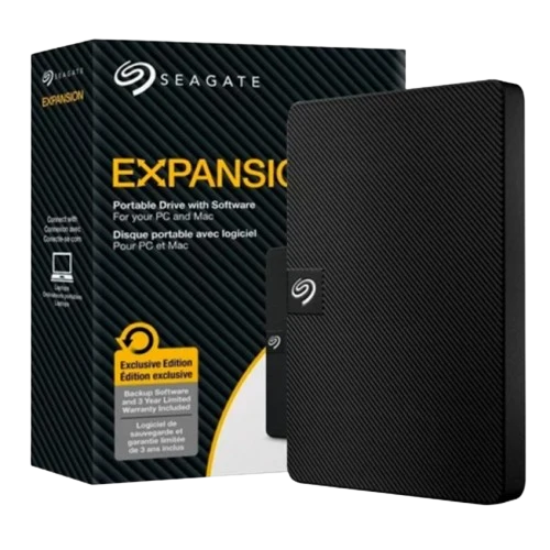 SEAGATE EXPANSION 1TB EXTERNAL HARD DRIVE (3YEAR)