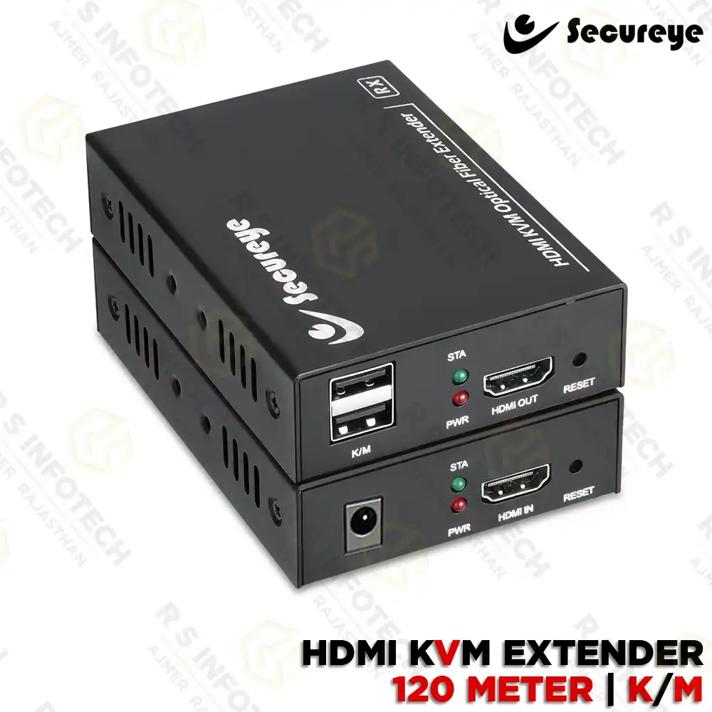 SECUREYE S-HDKEC-120M HDMI EXTENDER 120 METER WITH KVM FULL HD 1080P RESOLUTION (1 YEAR)