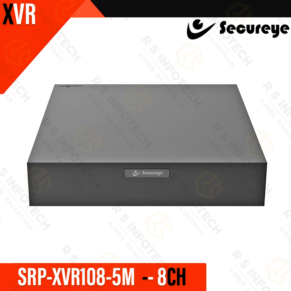 SECUREYE SRP-XVR108-5M 8CH 5MP XVR CCTV DIGITAL VIDEO RECORDER
