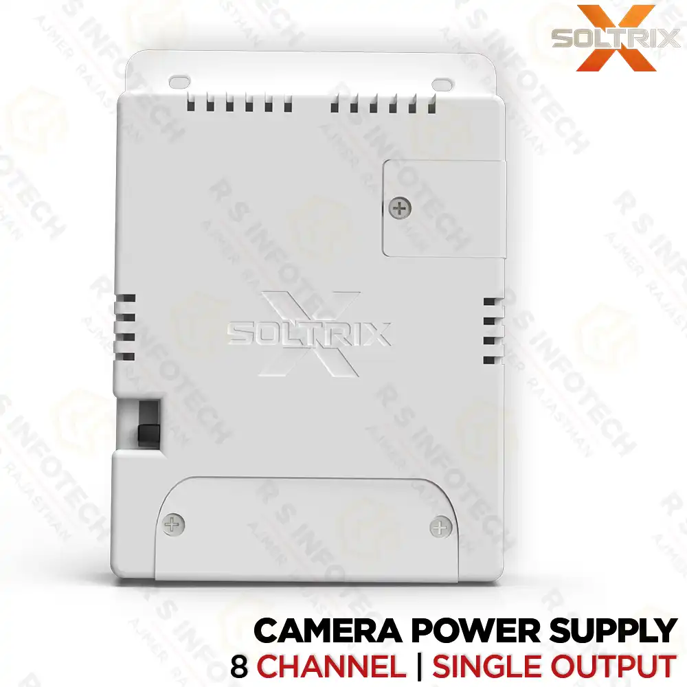 SOLTRIX 12V 15A TERMINATOR SERIES SINGLE OUTPUT SMPS FOR CCTV & ELECTRONICS (1 YEAR)
