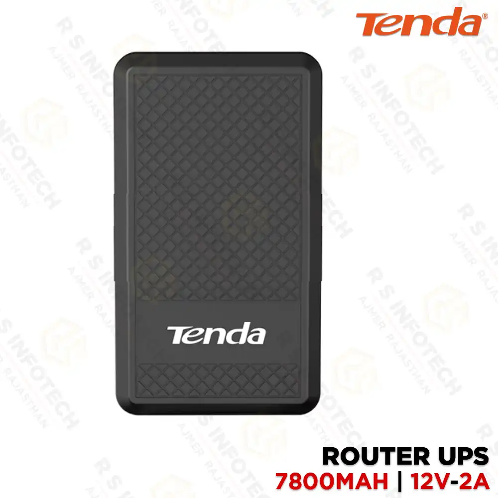 TENDA 7800MAH MINI UPS FOR WIFI ROUTER | POWER BACKUP | DC OUTPUT