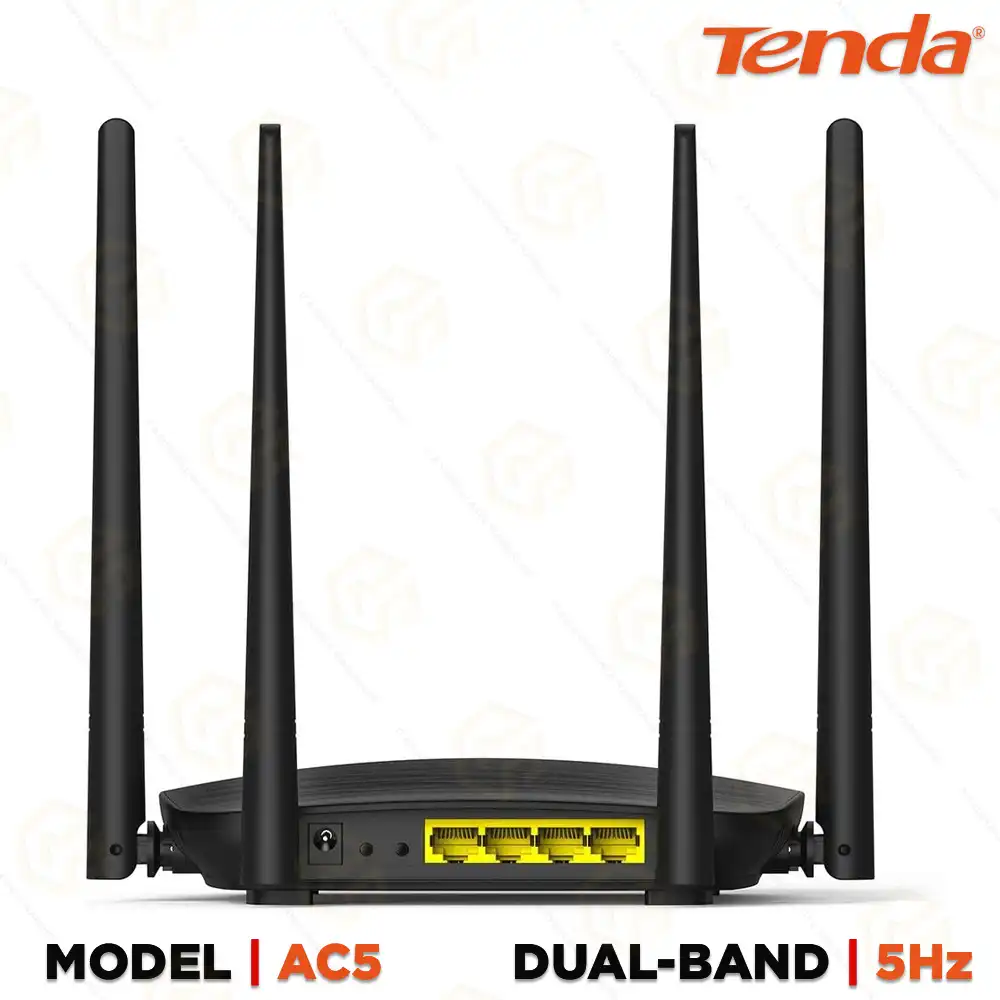 TENDA AC5 DUAL BAND 1200MBPS ROUTER | REPEATER | RANGE EXTENDER (3YEAR)