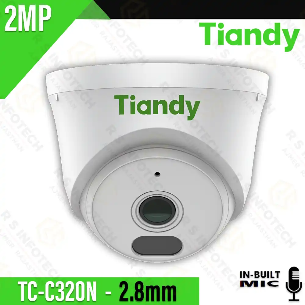 TIANDY TC-C320N 2MP 2.8MM  DOME CAMERA WITH AUDIO