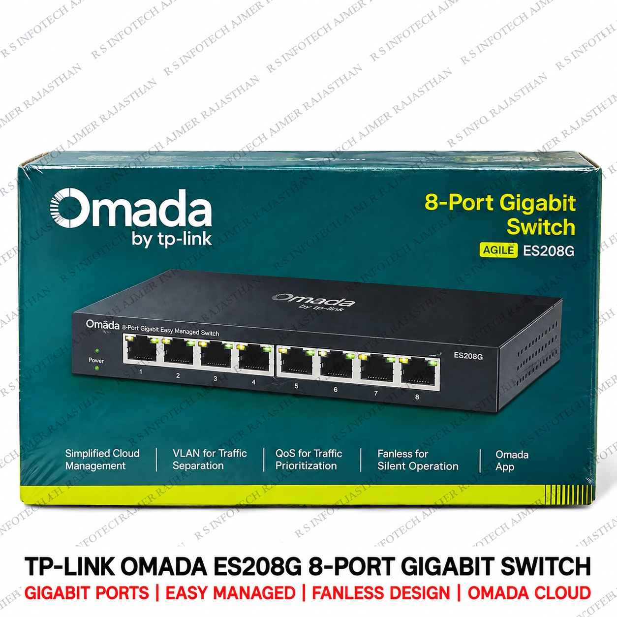 TP-LINK OMADA ES208G 8-PORT 1000MBPS GIGABIT SWITCH