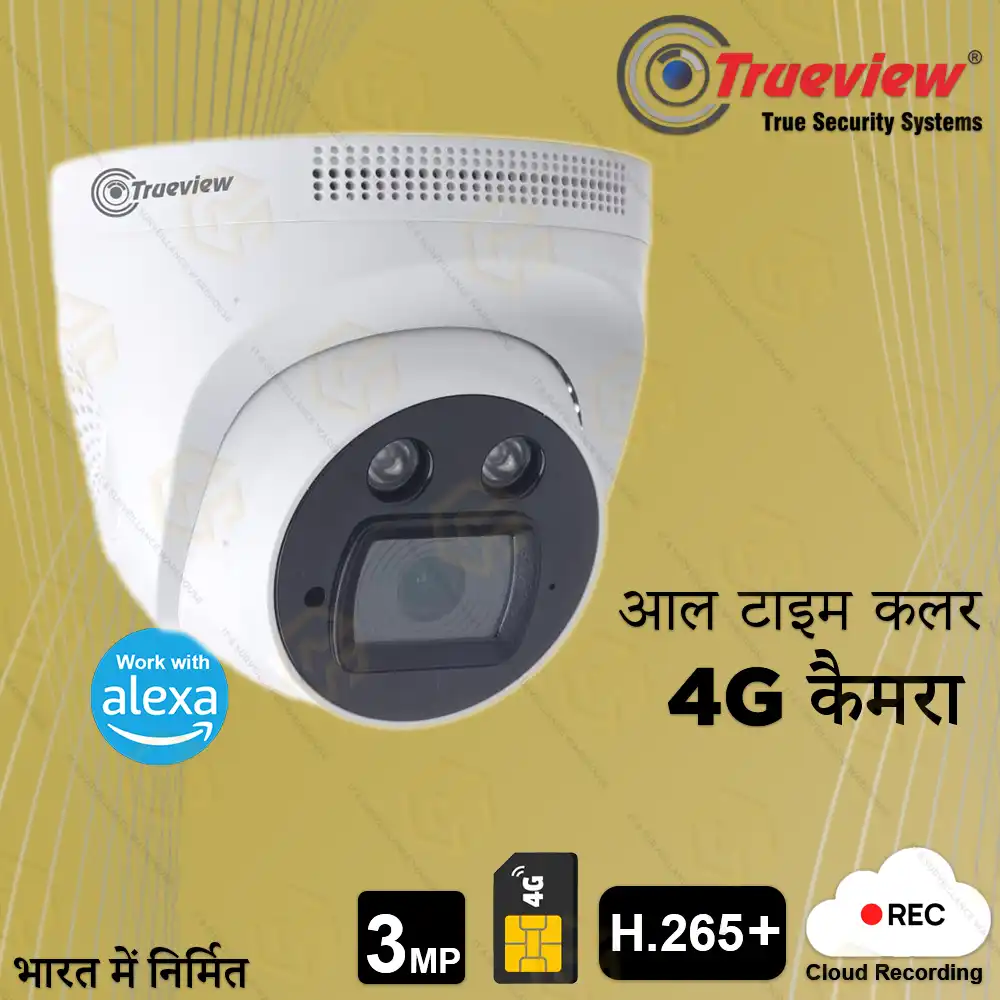 TRUEVIEW 3MP 4G DOME COLOR CAMERA T18121-AE