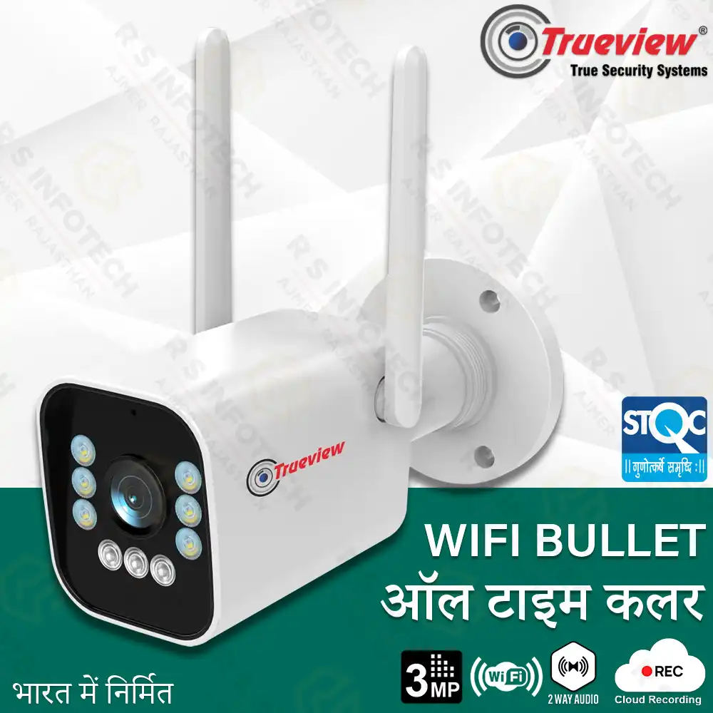 TRUEVIEW T-18238 3MP WI-FI BULLET NIGHT VISION COLOR CAMERA